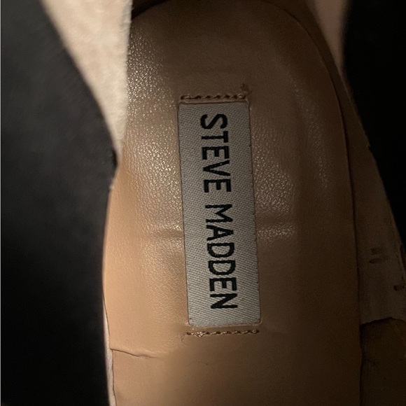 Steve Madden Lug Boots 8.5 Black Amulet - Picture 8 of 8